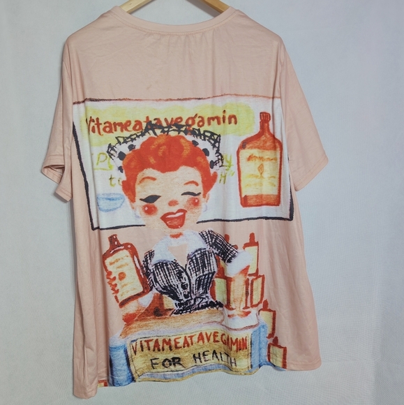 Unbranded I Love Lucy Sz 5X Vitameatavegamin T-Shirt Artistic Abstract - Picture 4 of 5